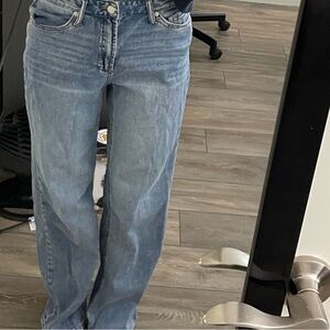 Oat New York Light Blue Straight Leg Jeans